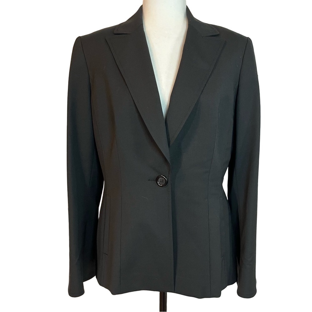 Periphery Women's Classic Black Blazer Flared Bell Sleeve 8 Corpcore Business
